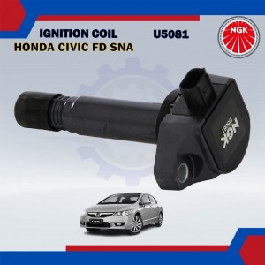 Ignition Coil-Honda Civic FD SNA 1.8-Accord TAO 2.0-CRV-Stream 2.0-NGK-U5081