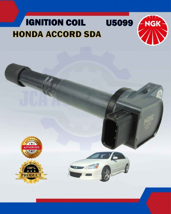 Ignition Coil-Honda Accord SDA 2.0 2.4-CR-V S9A-Civic 2002-2007-NGK-U5099 image