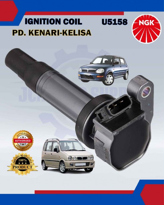 Showing image for Ignition Coil-Perodua Kenari-Kelisa-Viva-NGK-U5158 Ignition Coil-Perodua Kenari-Kelisa-Viva-NGK-U5158 image