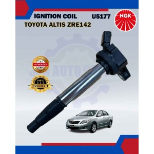 Ignition Coil-Toyota Altis ZRE142 ZRE143-Wish ZGE20 ZGE22-Harrier Hybrid-Lexus CT200H-NGK-U5177