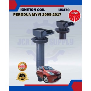 Ignition Coil-Perodua Myvi 2005-2017-Alza 2009-2022-Toyota Avanza 2007-2011-Rush 2007-2016-NGK-U5470