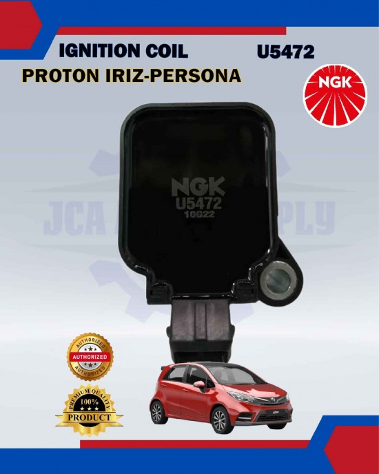Ignition Coil-Proton Iriz-Persona-Saga VVT-Exora-Preve-Suprima S-NGK-U5472 image