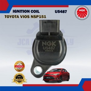 Ignition Coil-Toyota Vios NSP151-Yaris NSP151-Sienta-Perodua Bezza 1.3-NGK-U5487