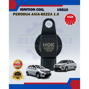 Ignition Coil-Perodua Axia-Bezza 1.0-NGK-U5510