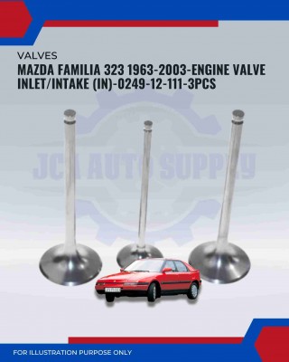 Intake Valve (IN) Set-Mazda Familia 1000-323-Bongo 1000 (E1000)-0249-12-111