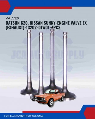 Exhaust Valve Set-Datsun 620-520-720-Nissan Sunny-J15-J16-13202-01W01