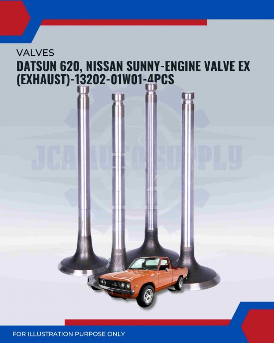 Exhaust Valve Set-Datsun 620-520-720-Nissan Sunny-J15-J16-13202-01W01 Exhaust Valve Set-Datsun 620-520-720-Nissan Sunny-J15-J16-13202-01W01
