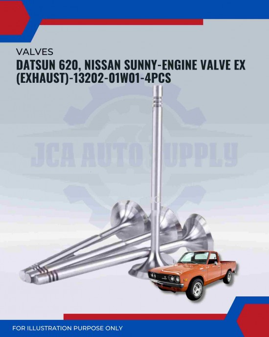 Exhaust Valve Set-Datsun 620-520-720-Nissan Sunny-J15-J16-13202-01W01 Exhaust Valve Set-Datsun 620-520-720-Nissan Sunny-J15-J16-13202-01W01