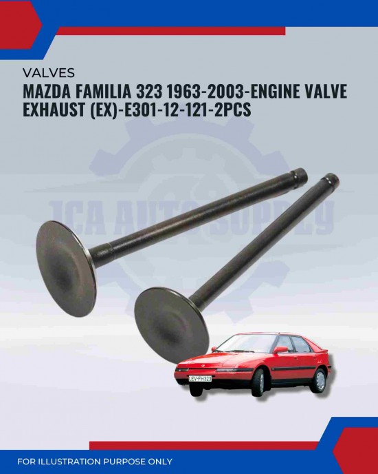 Intake Valve (IN) Set--Mazda Familia 323-808-E301-12-121 Intake Valve (IN) Set--Mazda Familia 323-808-E301-12-121