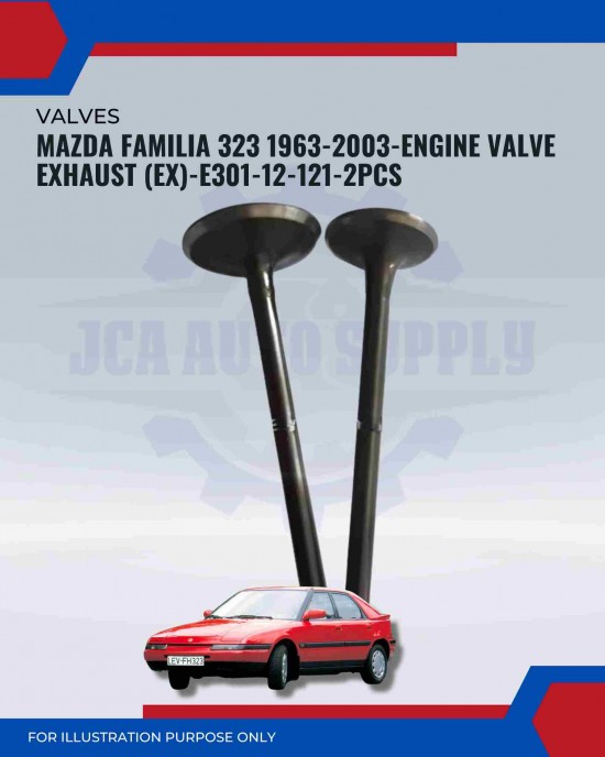 Intake Valve (IN) Set--Mazda Familia 323-808-E301-12-121 Intake Valve (IN) Set--Mazda Familia 323-808-E301-12-121