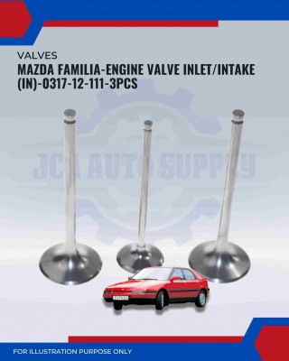 Intake Valve (IN) Set-Mazda Familia 1000cc-323 Presto-SPC FA3-FA4-0317-12-111 Intake Valve (IN) Set-Mazda Familia 1000cc-323 Presto-SPC FA3-FA4-0317-12-111