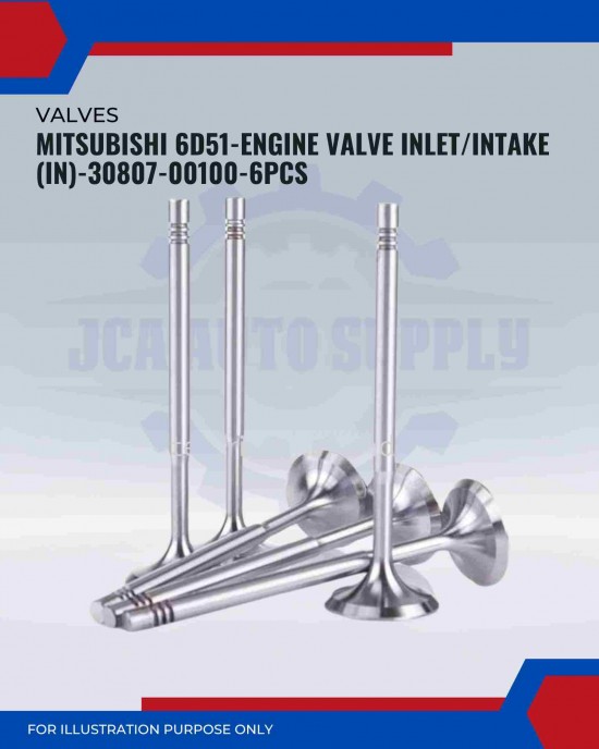 Intake Valve (IN) Set-Mitsubishi 6D51-30807-00100