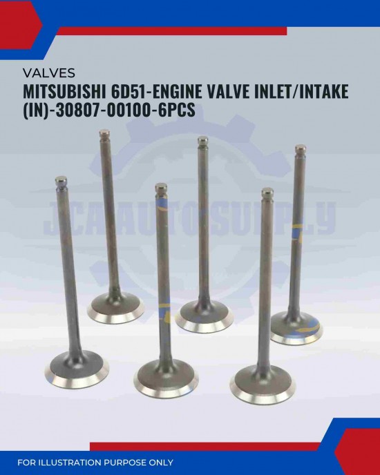 Intake Valve (IN) Set-Mitsubishi 6D51-30807-00100