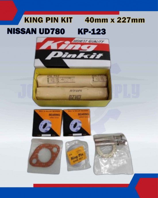 King Pin Kit Set-Nissan UD780-KP-123-40022-C0425 (40mmx227mm) image