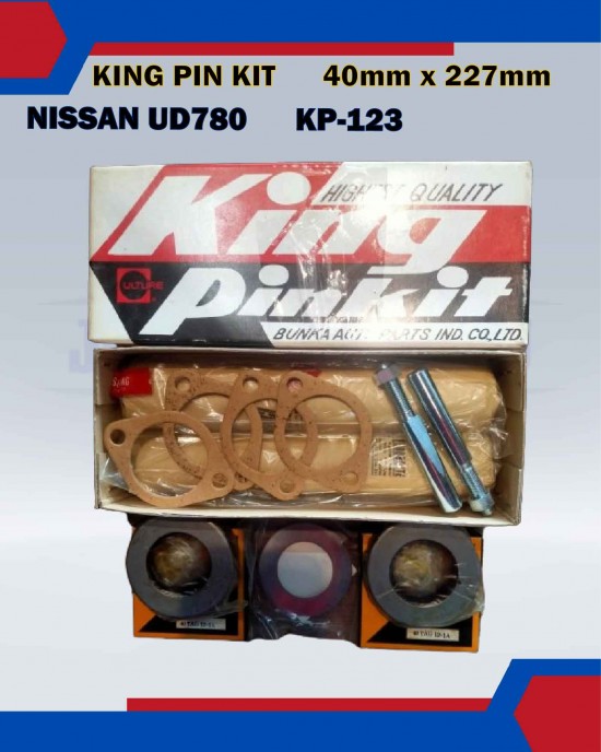 King Pin Kit Set-Nissan UD780-KP-123-40022-C0425 (40mmx227mm) image