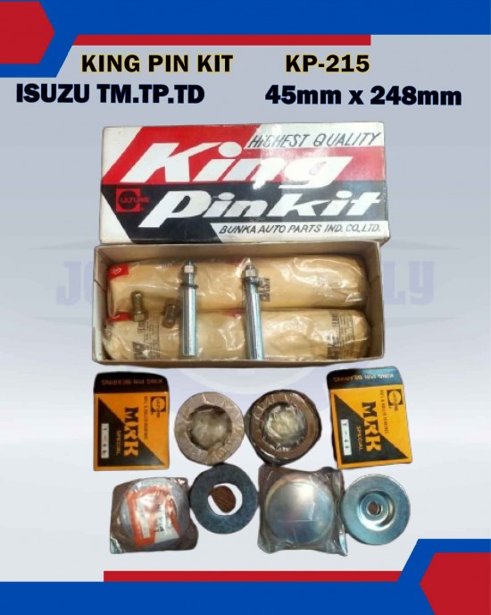 King Pin Kit Size-Isuzu TM,TD,TP,BU,BC,BR-KP-215-9855826160 (45mmx248mm) image