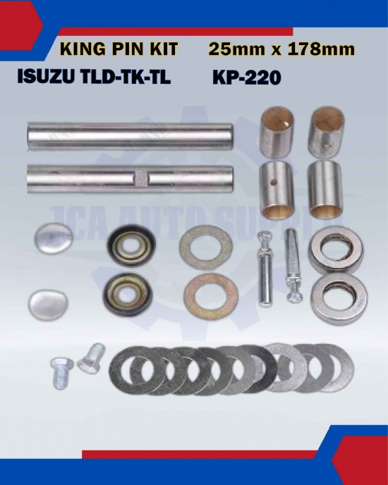 Showing image for King Pin Kit Set-Isuzu TLD, TK. TL 2.5-KP-220-9885115060 (25mmx178mm) King Pin Kit Set-Isuzu TLD, TK. TL 2.5-KP-220-9885115060 (25mmx178mm) image