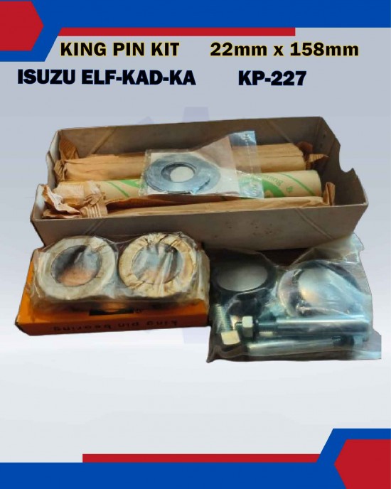 Showing image for King Pin Kit Set-Isuzu ELF, KAD, KA-KP227-5878300730 (22mmx158mm) King Pin Kit Set-Isuzu ELF, KAD, KA-KP227-5878300730 (22mmx158mm) image