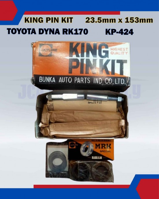 King Pin Kit Set-Toyota Dyna RK170-KP-424-04431-36014 (23.5mmx153mm) Bearing and Oil Seals image