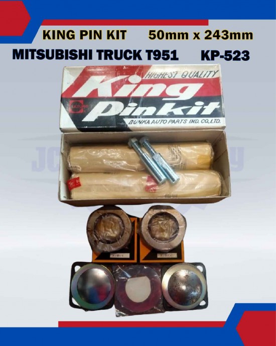 King Pin Kit Set-Mitsubishi Truck T951-KP-523-14001-24400 (50mmx243mm) image