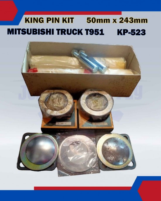 King Pin Kit Set-Mitsubishi Truck T951-KP-523-14001-24400 (50mmx243mm) image