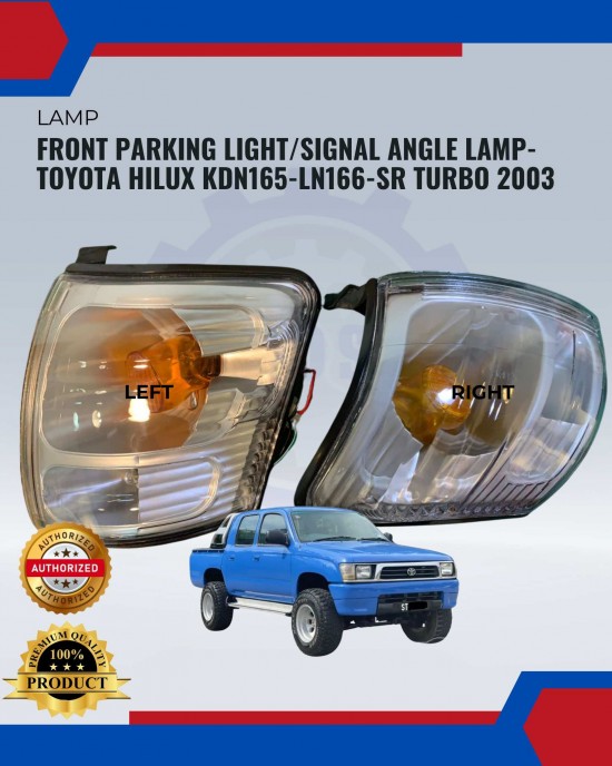 Front Parking Light/Signal Angle Lamp-Toyota Hilux KDN165-LN166-SR Turbo 2003-Right image