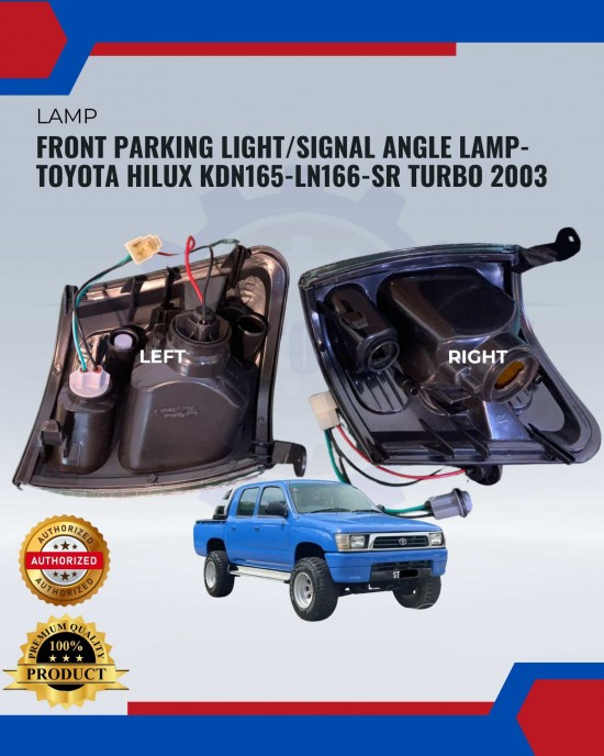 Front Parking Light/Signal Angle Lamp-Toyota Hilux KDN165-LN166-SR Turbo 2003-Right image