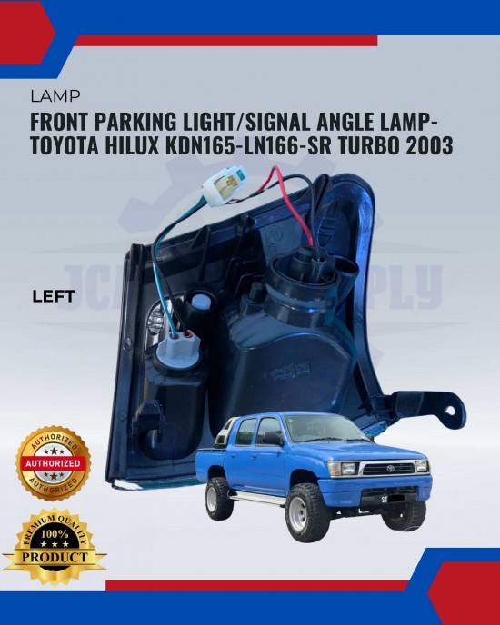Showing image for Front Parking Light/Signal Angle Lamp-Toyota Hilux KDN165-LN166-SR Turbo 2003-Left Front Parking Light/Signal Angle Lamp-Toyota Hilux KDN165-LN166-SR Turbo 2003-Left image