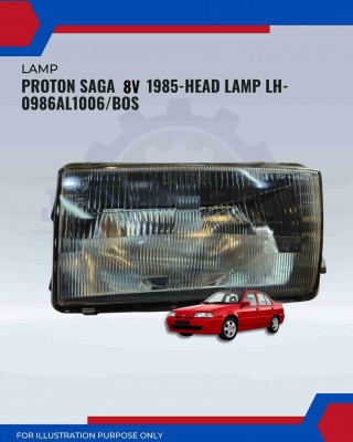 Head Lamp LH-Proton Saga 8V 1985-0986AL1006