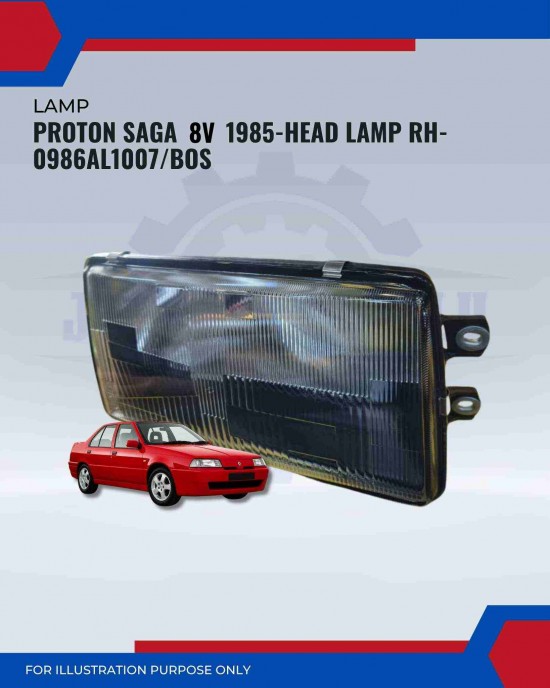 Head Lamp RH-Proton Saga 8V 1985-0986AL1007