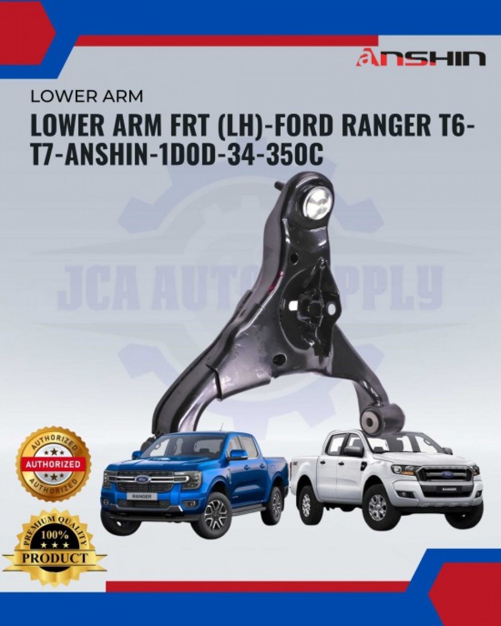 Ford Ranger T6-Ranger T7-Mazda BT50 Lower Arm Front Left-Right-Anshin ...