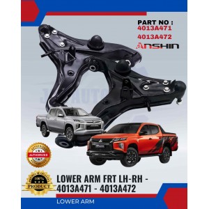 Mitsubishi Triton KL3T-L200-Pajero Sport-Lower Arm Front Left-Right-Anshin-4013A471-4013A472