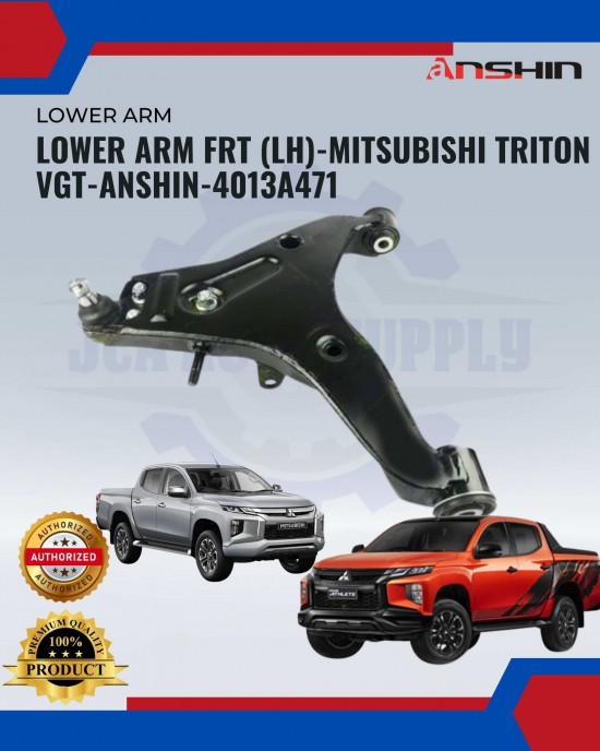 Mitsubishi Triton KL3T-L200-Pajero Sport-Lower Arm Front Left-Right-Anshin-4013A471-4013A472 Absorber , Lower Arm / Upper Arm image