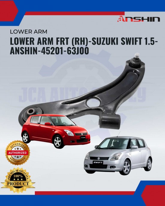 Suzuki Swift 1.3cc 1.5cc 1.6cc-Lower Arm Front Left-Right-Anshin-45202-63J00-45201-63J00 Lower Arm / Upper Arm image