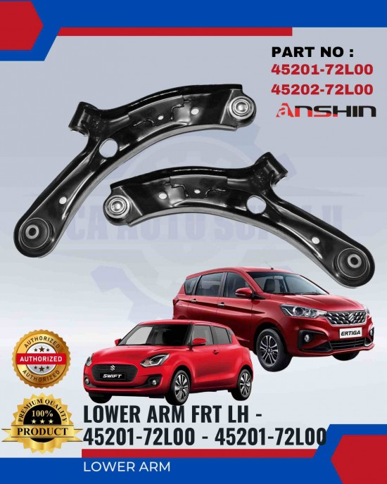 Suzuki Swift 1.4cc- Proton Ertiga-Lower Arm-Front Left-Right-Anshin-45202-72l00-45201-72l00 Lower Arm / Upper Arm image