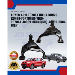 Toyota Hilux Vigo KUN25 KUN26 KUN50-Fortuner TGN51-Front Lower Arm-Left-Right 48069-0K040-48068-0K040