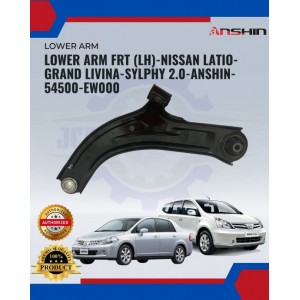 Nissan Livina-Latio-Slyphy 2.0cc Lower Arm-Front Left-Right-Anshin-54500-EW000-54501-EW000