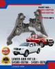 Nissan Navara D40 Lower Arm-Front Left-Right-Anshin-54501-EB70A-54500-EB70A Lower Arm / Upper Arm image