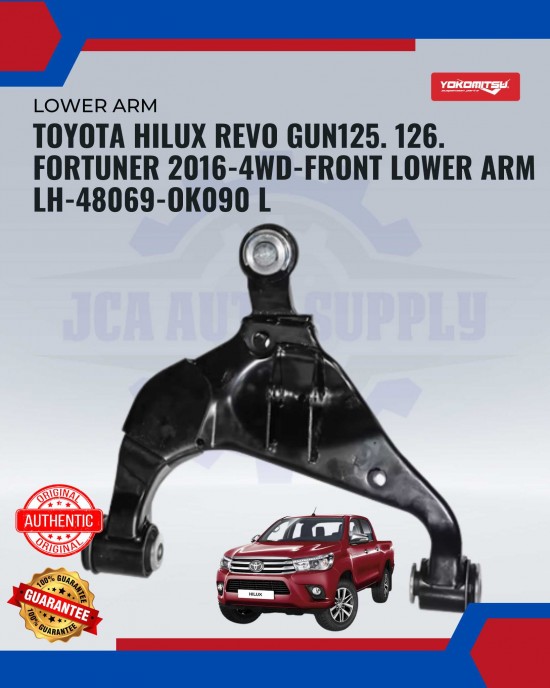 Showing image for Toyota Hilux Revo 2016 4WD. Fortuner 2016 4WD- Front Lower Arm LH Toyota Hilux Revo 2016 4WD. Fortuner 2016 4WD- Front Lower Arm LH image