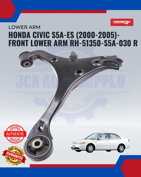 Showing image for Honda Civic S5A-ES (2000-2005)-Front Lower Arm RH Honda Civic S5A-ES (2000-2005)-Front Lower Arm RH Lower Arm / Upper Arm image