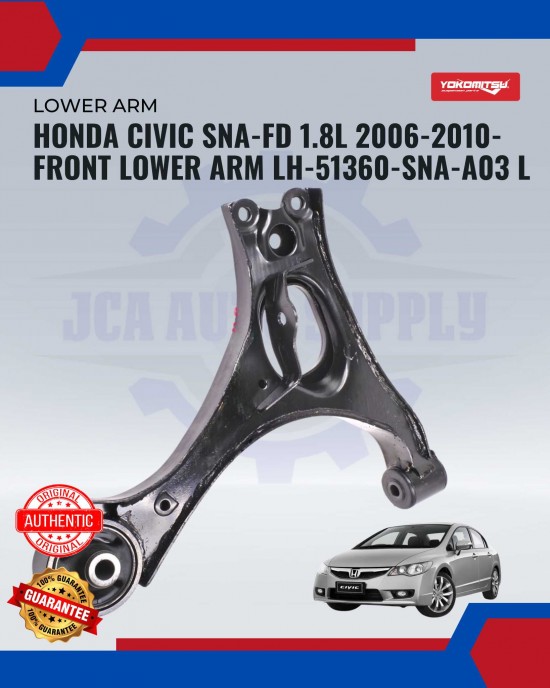 Showing image for Honda Civic SNA-FD 1.8L 2006-2010-Front Lower Arm LH Honda Civic SNA-FD 1.8L 2006-2010-Front Lower Arm LH Lower Arm / Upper Arm image