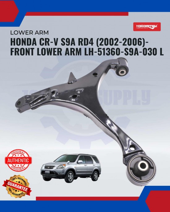 Showing image for Honda CR-V S9A RD4 (2002-2006)-Front Lower Arm LH Honda CR-V S9A RD4 (2002-2006)-Front Lower Arm LH Lower Arm / Upper Arm image