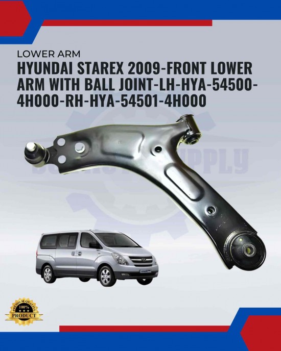 Hyundai Starex 2009-Front Lower Arm With Ball Joint-LH-HYA-54500-4H000