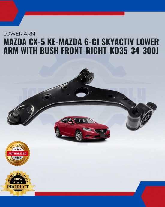 Mazda CX-5 KE-Mazda 6-GJ Skyactiv Lower Arm With Bush Front-Right-KD35-34-300J Lower Arm / Upper Arm image