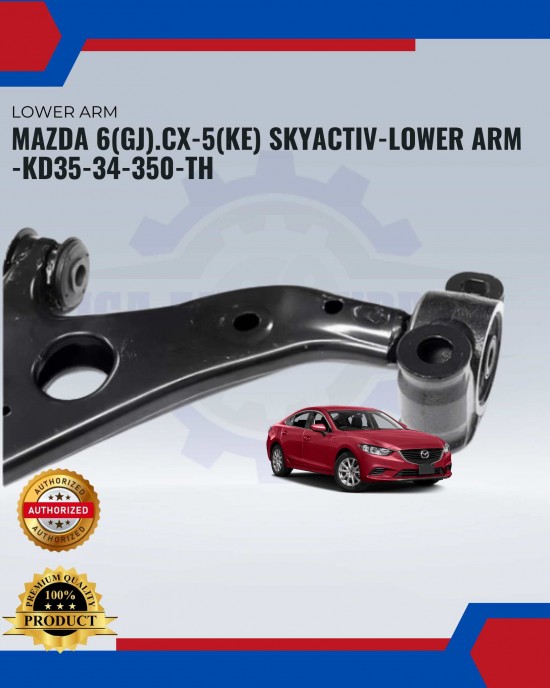 Mazda CX-5 KE-Mazda 6-GJ Skyactiv Lower Arm With Bush Front-Left-KD35-34-350J Lower Arm / Upper Arm image