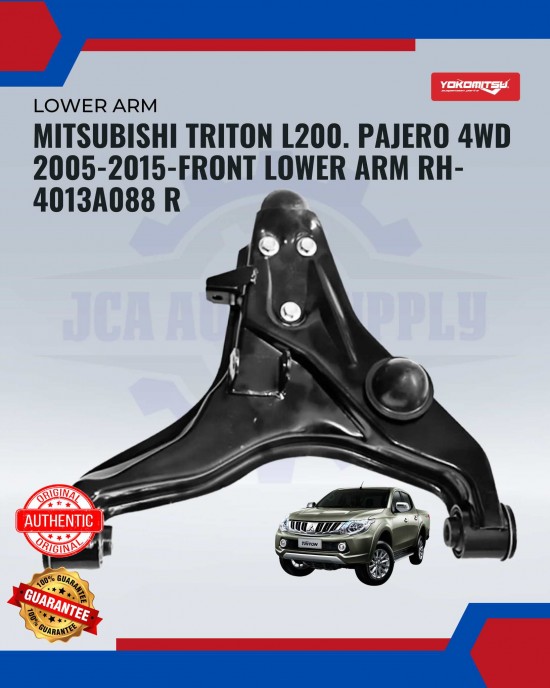 Showing image for Mitsubishi Triton L200. Pajero 2005-2015 4WD-Front Lower Arm RH Mitsubishi Triton L200. Pajero 2005-2015 4WD-Front Lower Arm RH Lower Arm / Upper Arm image