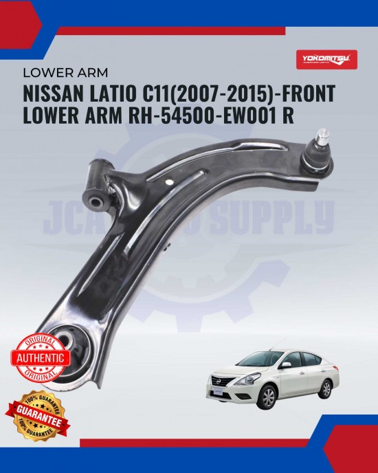 Showing image for Nissan Latio. Sylphy G11. Grand Livina. NV200(2007-2015)-Front Lower Arm RH Nissan Latio. Sylphy G11. Grand Livina. NV200(2007-2015)-Front Lower Arm RH Lower Arm / Upper Arm image