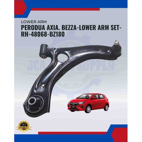 Perodua Axia. Bezza-Lower Arm Set-RH-48068-BZ180 | JCA AUTO SUPPLY