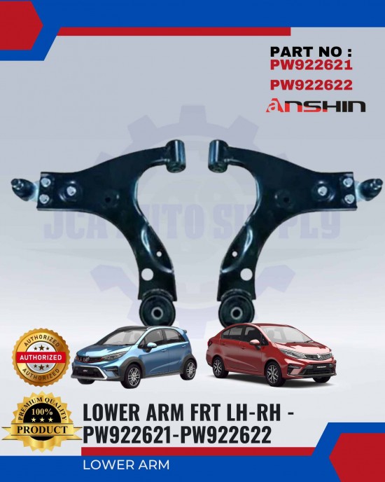 Proton Iriz-Persona VVT Lower Arm Front Left-Right-Anshin-PW922621-PW922622 Lower Arm / Upper Arm image