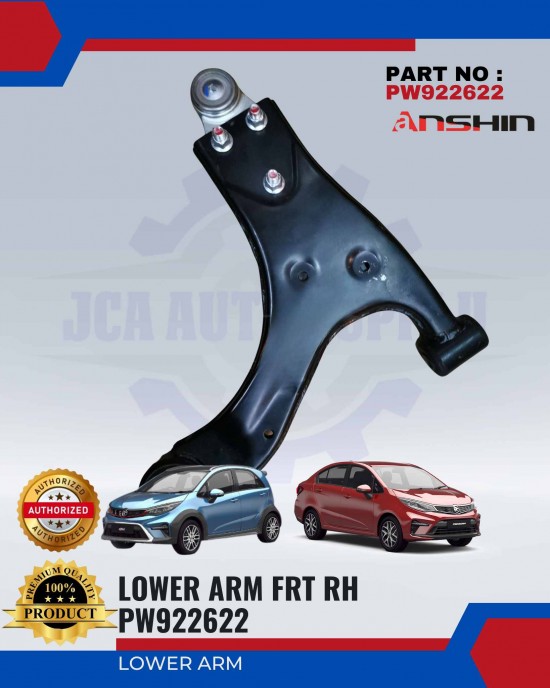 Proton Iriz-Persona VVT Lower Arm Front Left-Right-Anshin-PW922621-PW922622 Lower Arm / Upper Arm image